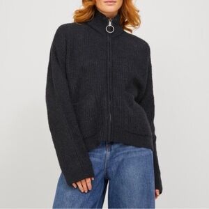 JJXX JXJILL Fluffy HN Zip Cardigan